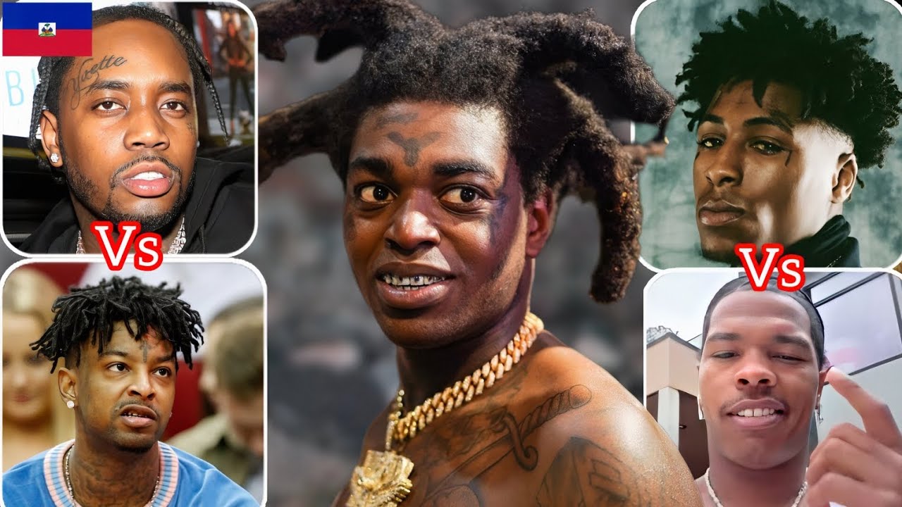 Ki Rapè Ki Pi Gwo Gangstè Kodak Black?😳Gwo Beef Leve 21Savage Avèk Fivio Foreign Mezanmi