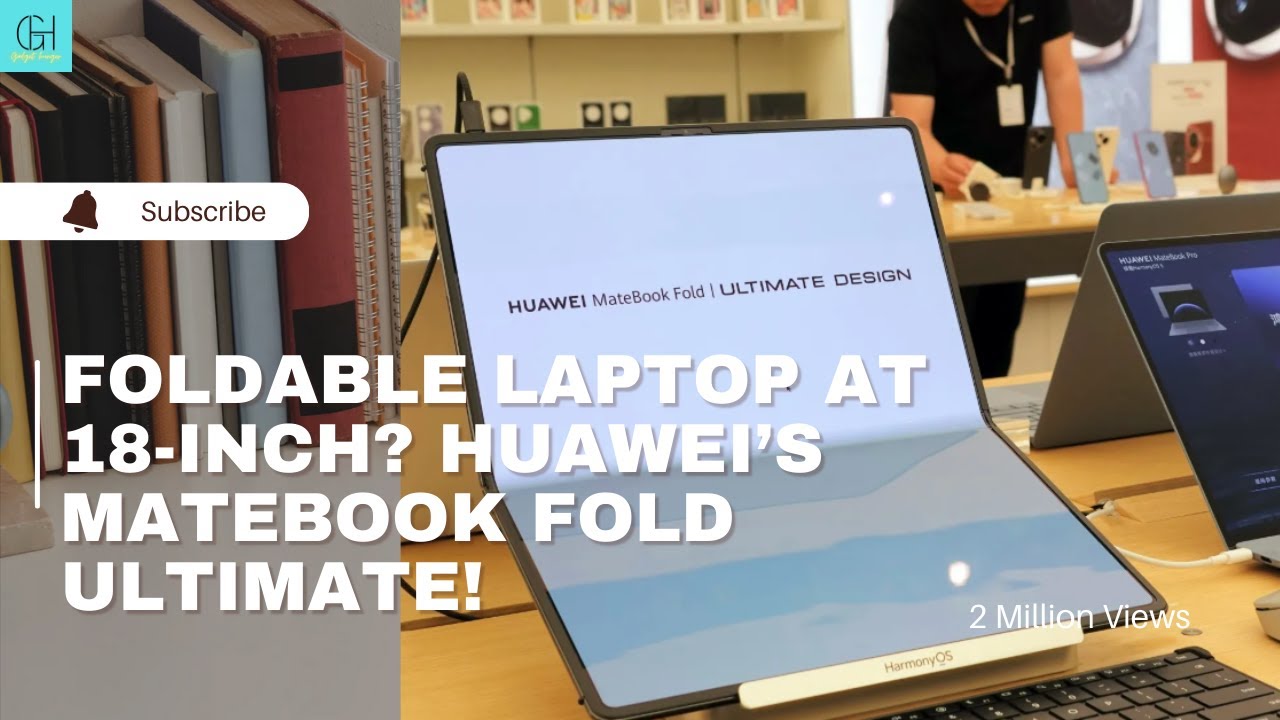 Huawei MateBook Fold Ultimate Review: First Foldable Laptop with HarmonyOS! | Gadget Hunger