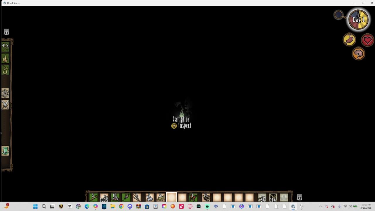 I'm streaming don't starve let's see how much of a disaster this is lol