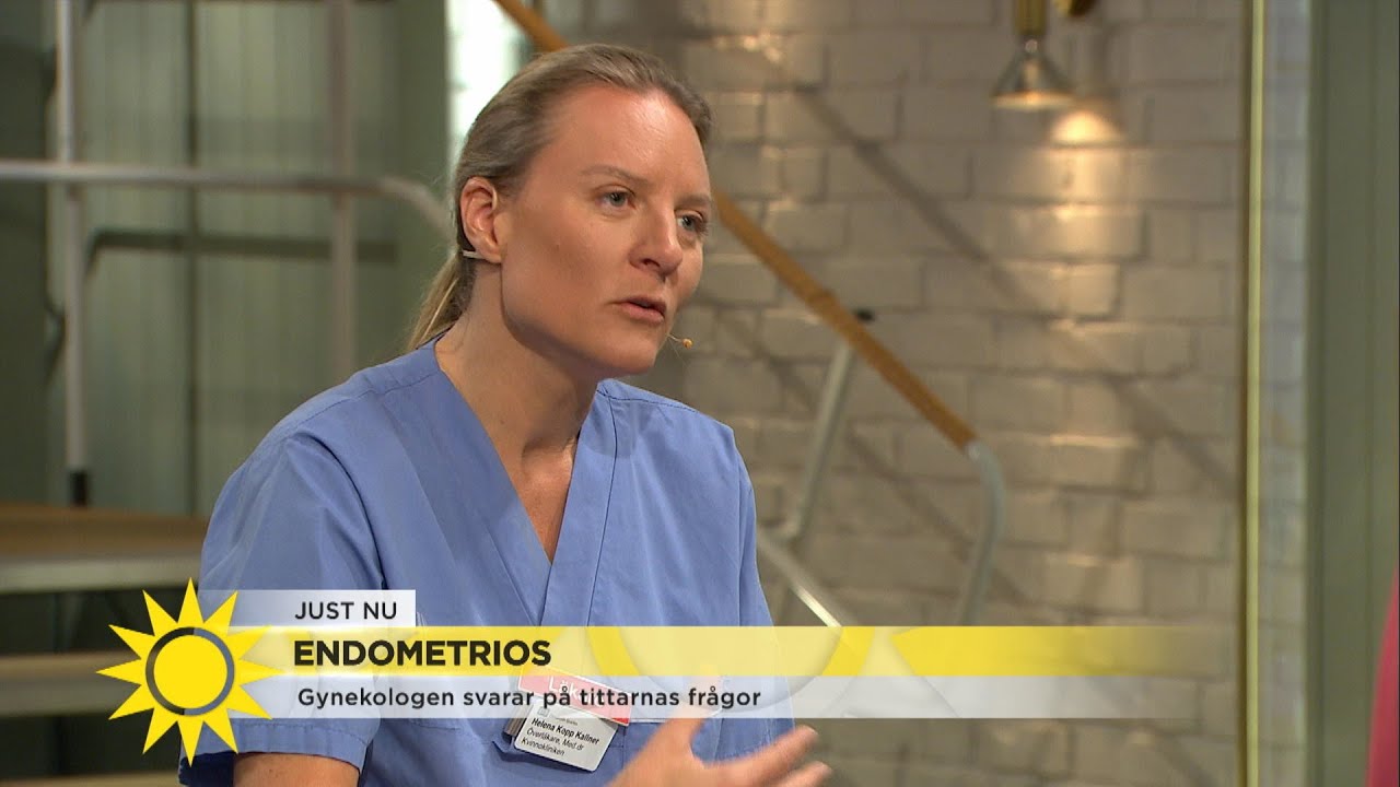 Gynekologen svarar på tittarnas frågor om endometrios - Nyhetsmorgon (TV4)