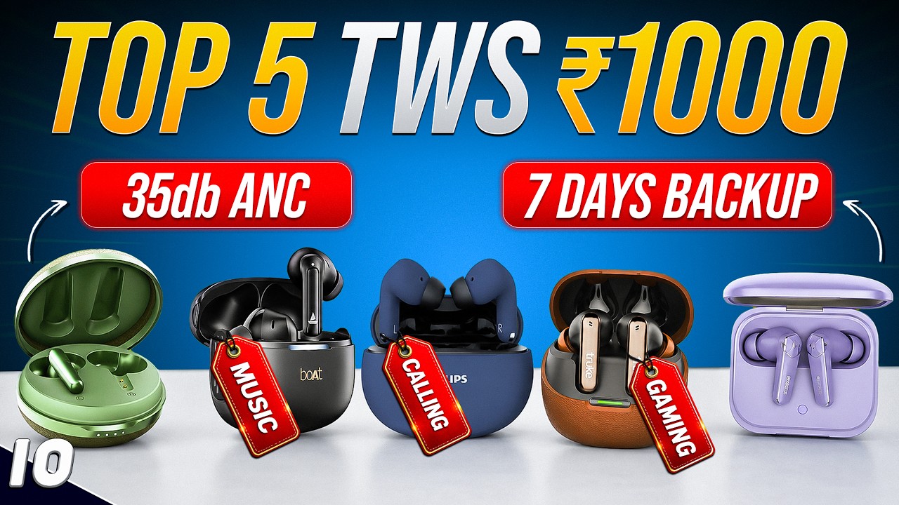 [2026]🔥Best TWS Under 1000🎵 Best Earbuds Under 1000🔥Best Earbuds under 1000