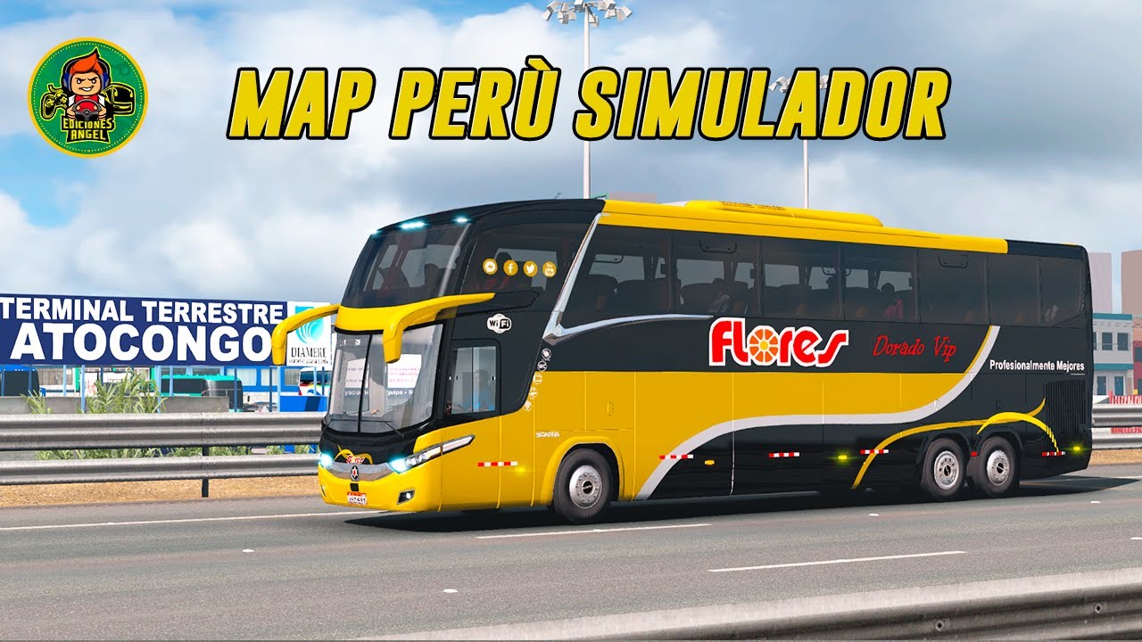 Map Perù Simulador / Rutas Del Sur Peruano / NEW G7 1600 FLORES