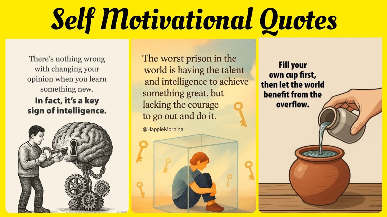 Self Motivation and Positive Attitude Quotes | Best Inspirational Quotes | English Quotes 