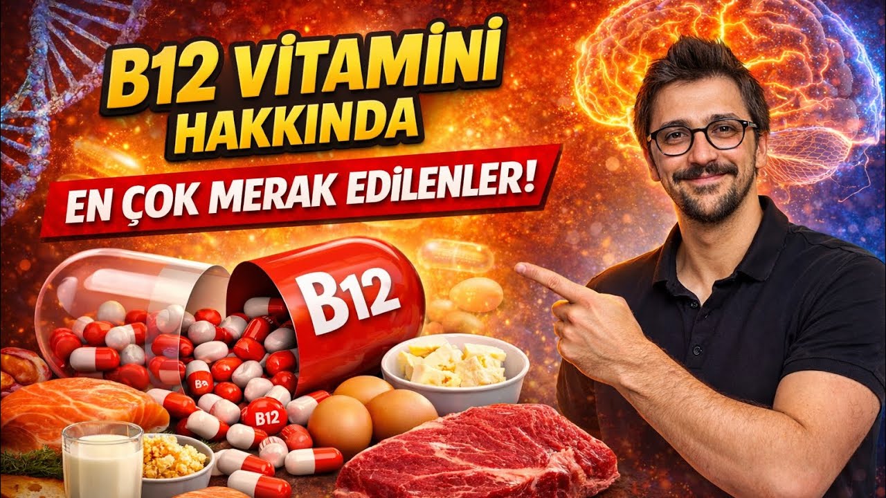 Bu Videoyu İzlemeden B12 Vitamini Kullanmayın! 💊 B12 Vitamini Eksikliği, Belirtileri ve Kullanımı