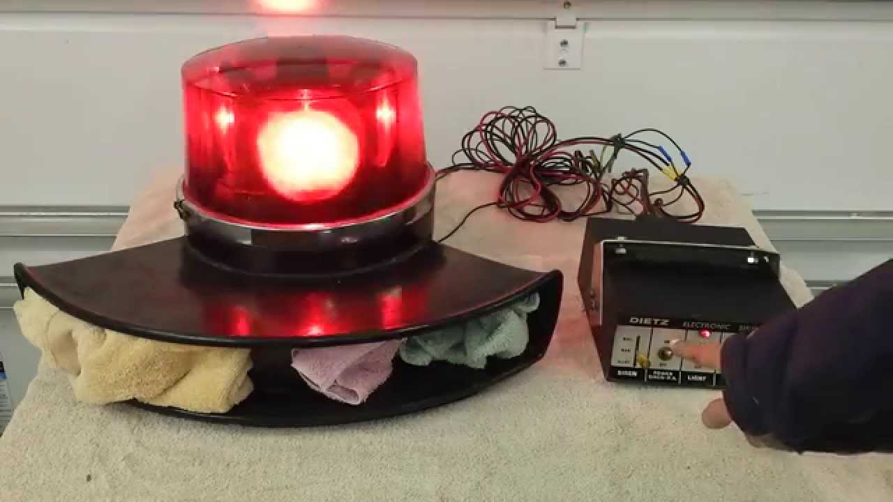 Dietz 235 paired light and siren combination