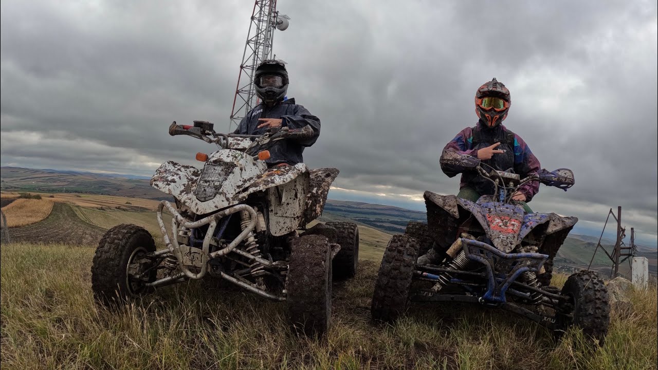 Yfz 450 x Ltz 400 Muddy ride ( RAW)