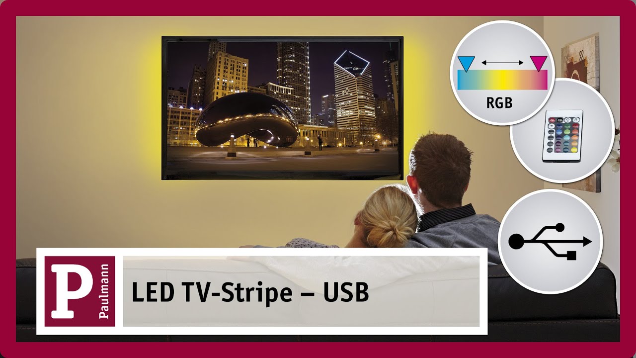 USB Licht f&uuml;r den Fernseher / USB Light for TV