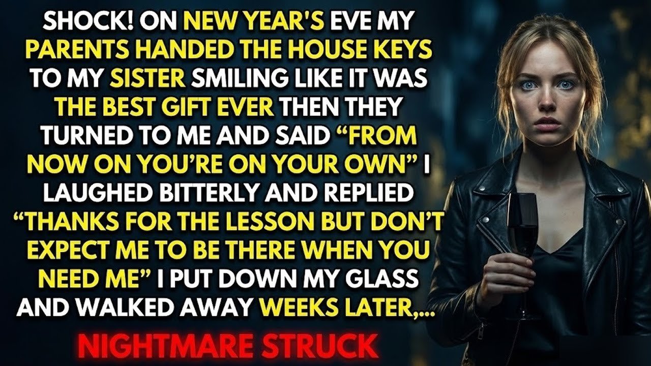 SHOCK! On New Year's Eve My Parents Gave the House to My Sister and Told Me to Fend for Myself