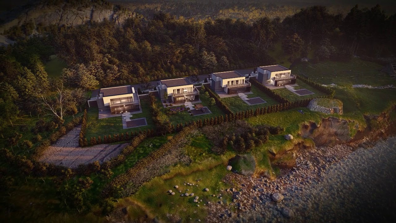 Animacja 3d Osiedla Dom&oacute;w | 3d animation of the housing estate