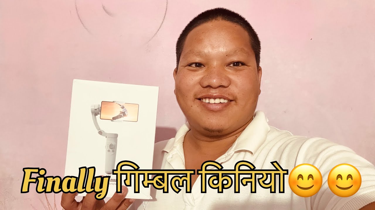 Finally, I bought a new gimbal.#gimbalsmartphone #unboxing #experience #3axisgimbal 