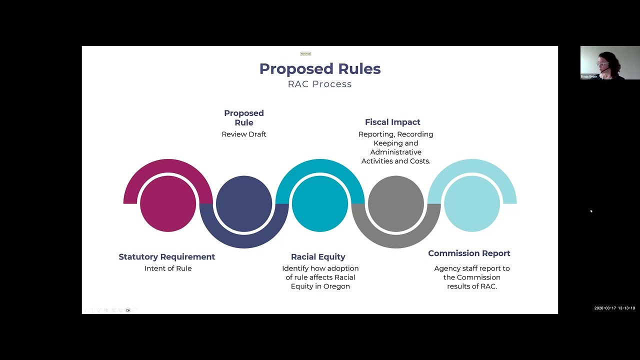 Rules Advisory Committee (RAC) Meeting Recording – March 17, 2026