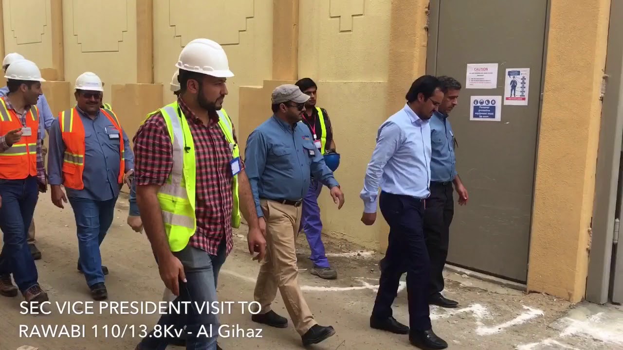 SEC VP VISIT TO RAWABI SUBSTATION - AL GIHAZ