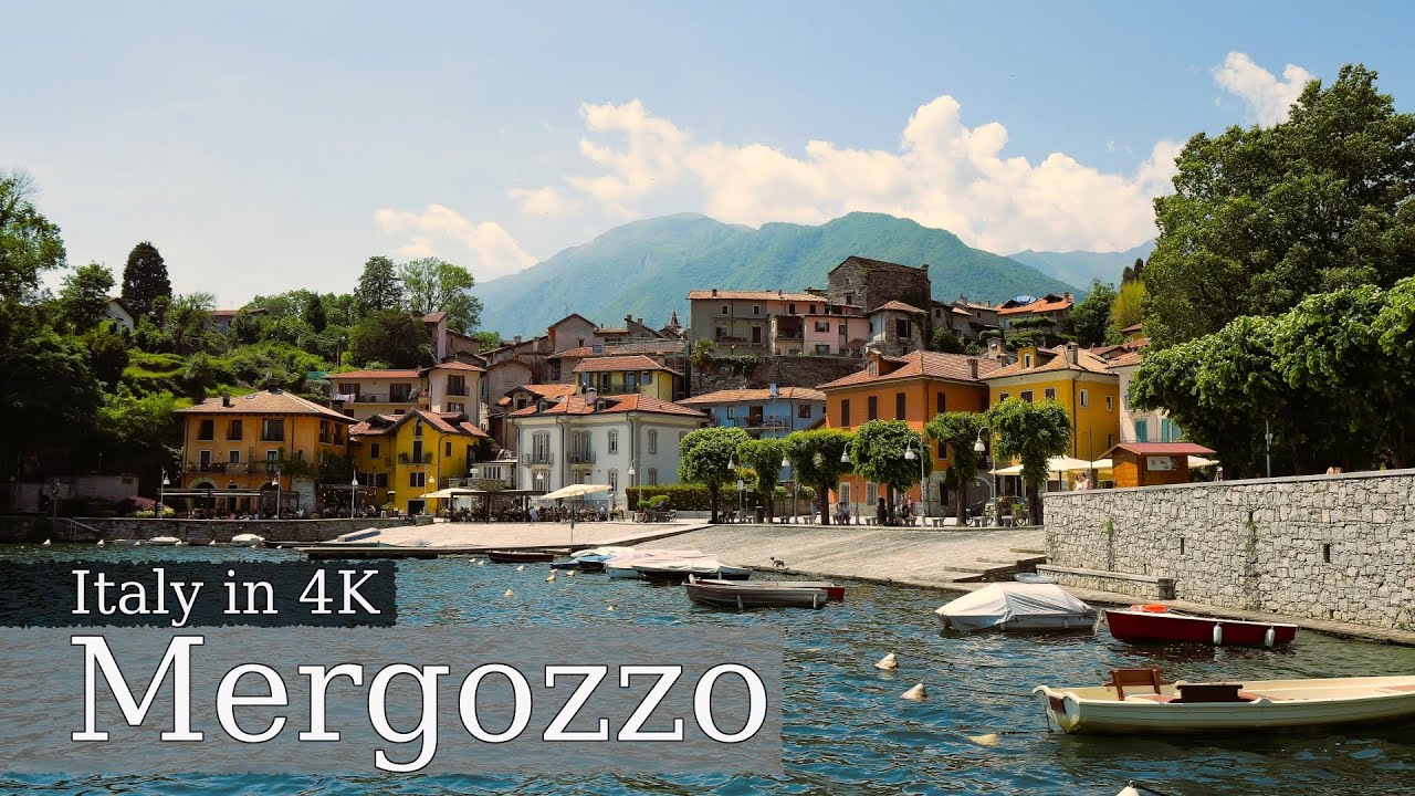【4K】 Mergozzo | Walking Around A Lovely Old Village Near Lake Maggiore