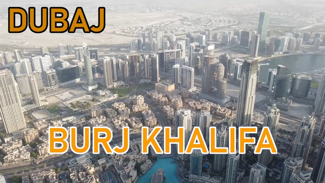 Widok z najwyższego budynku świata | Burj Khalifa | Taras widokowy na 124 piętrze | Dubai Mall