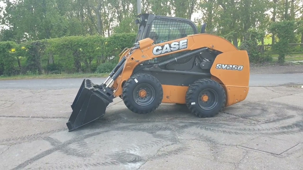 CASE SV250 SkidSteer Loader - Test Drive Working Review | diggersandtractors.com