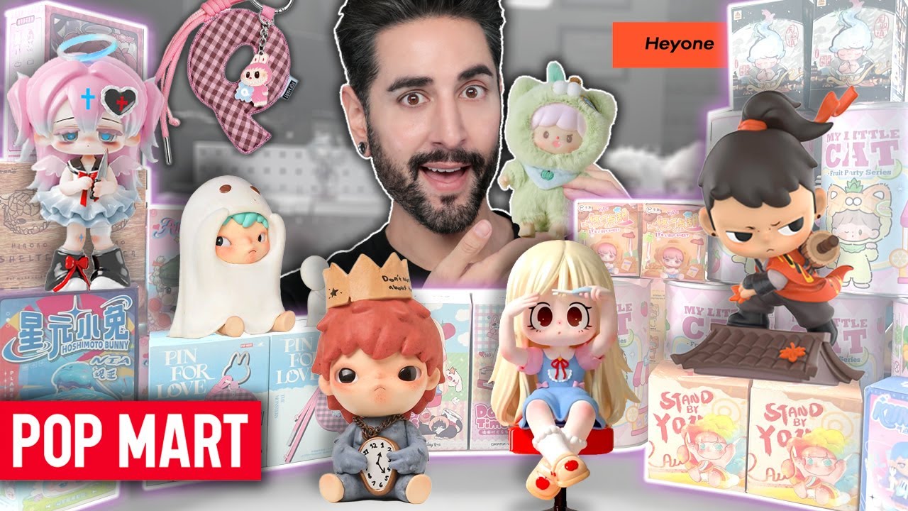 RANDOM BLIND BOX UNBOXING! POP MART, HEYONE, Hirono, Dimoo, LABUBU, Kubo, FINDING UNICORN 💜