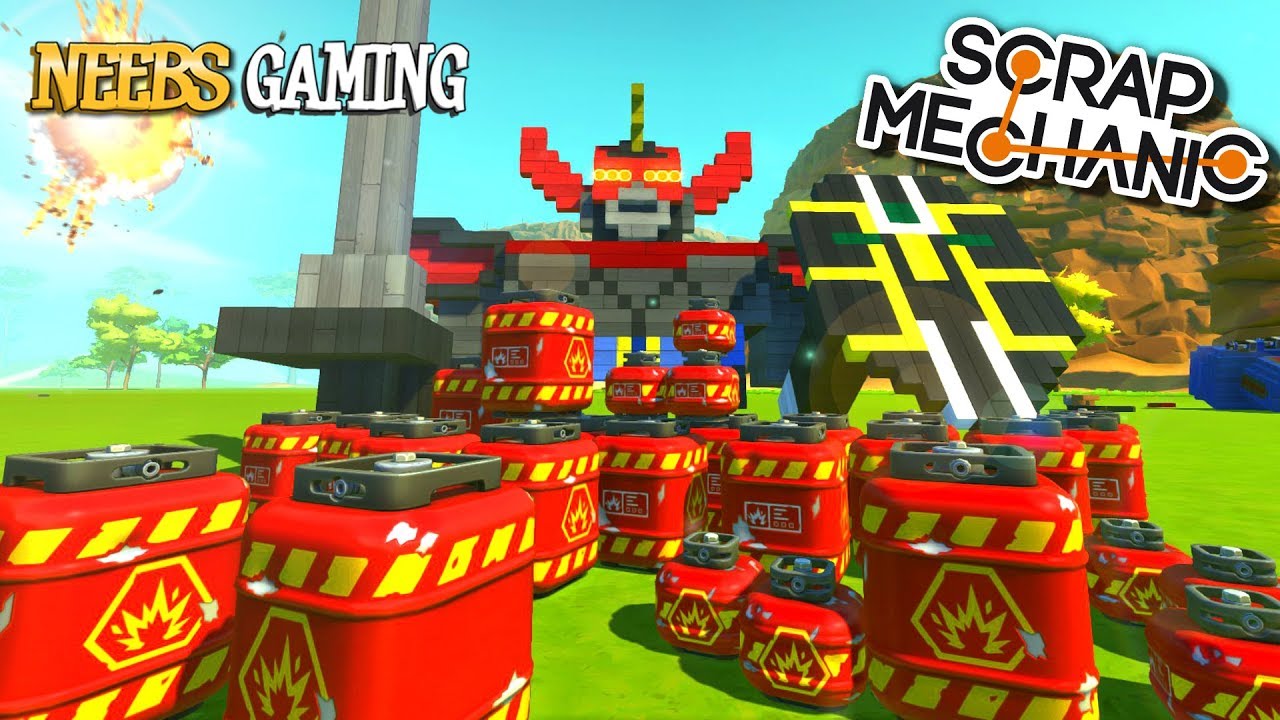 Scrap Mechanic | Blowing Up Our Creations