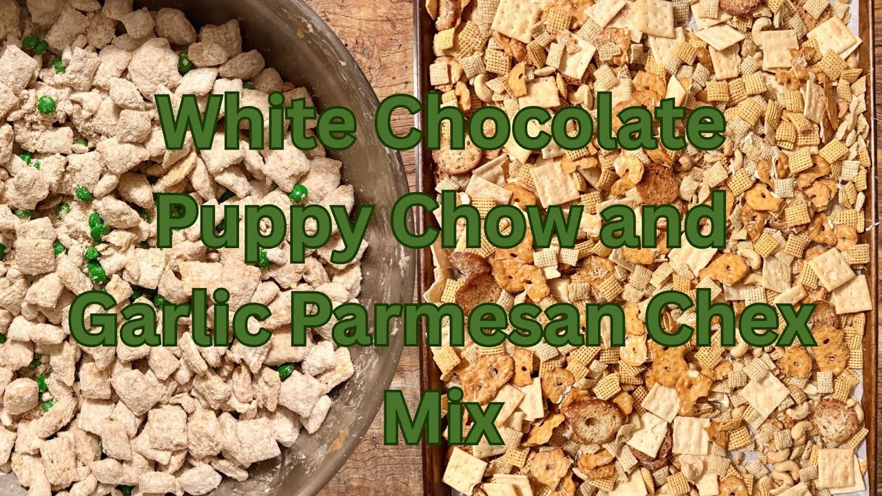 Рецепт домашнего чесночно-пармезанового микса Chex Mix + белого шоколада для 
