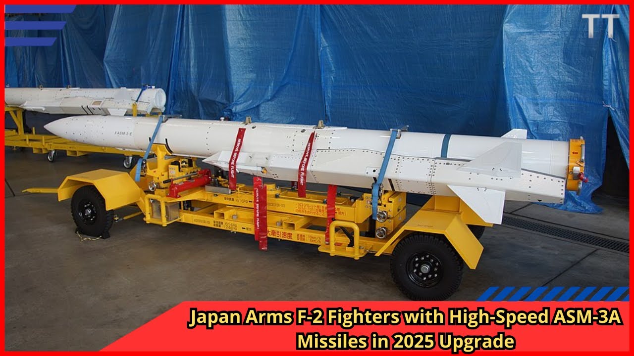 Japan Arms F 2 Fighters with High Speed ASM 3A Missiles in 2025 Upgrade