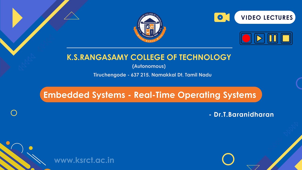 Embedded Systems - Real Time Operating Systems