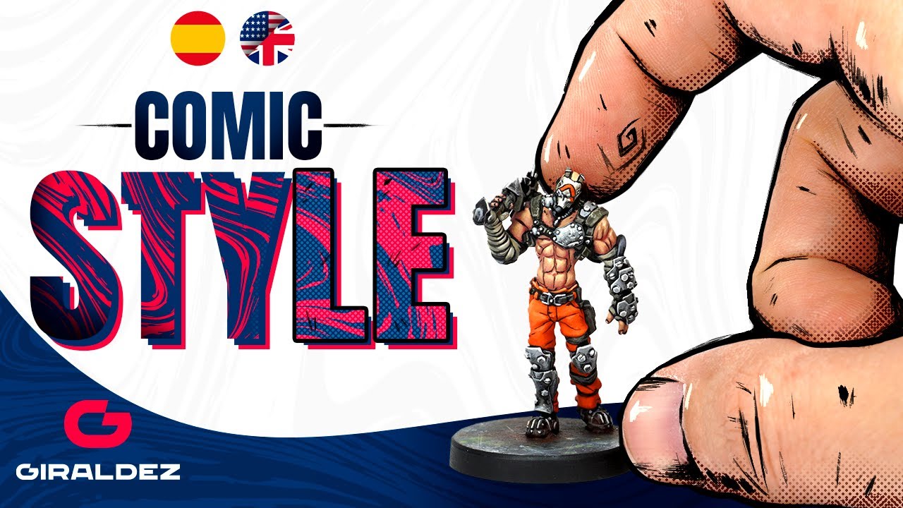 How to paint COMIC STYLE  🎨 / Como pintar ESTILO COMIC 🎨