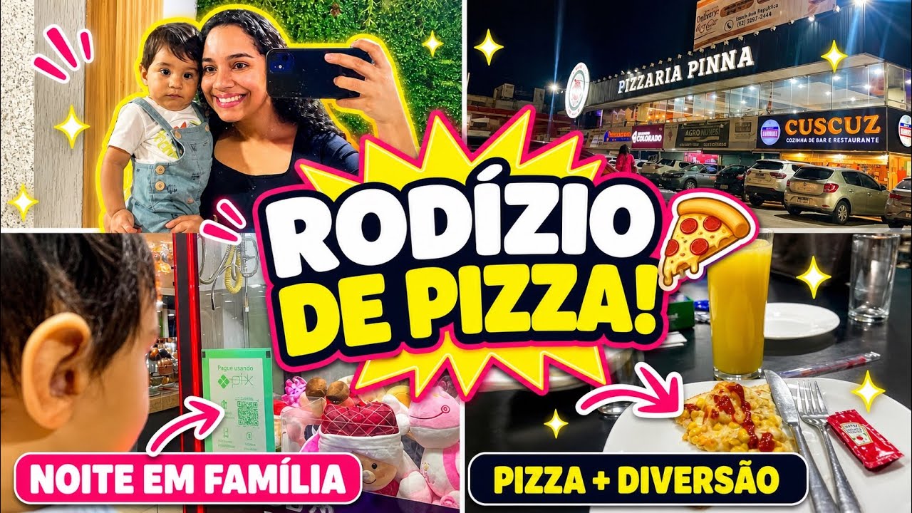 ME ARRUMANDO PRO RODIZIO DE PIZZA! PELA PRIMEIRA VEZ COMI 14 PEDAÇOS 😂🍕🤤