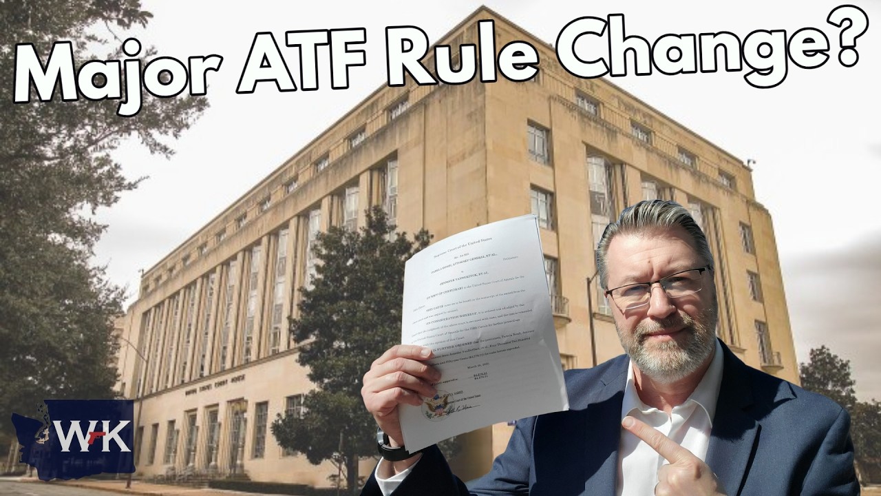 Собирается ли ATF отказаться от правил, касающихся рамок и ствольных коробок?