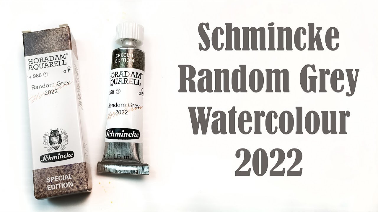 Schmincke Horadam Random Grey 2022 Watercolour Review. Painting Monochromatic Studies