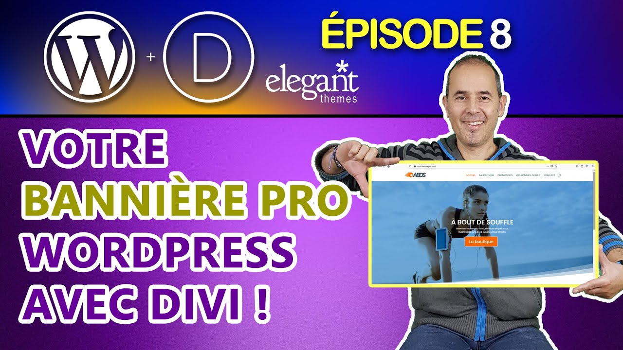 Faire une bannière pro pour votre site WordPress avec Divi (Hero image header) | Tutoriel débutant