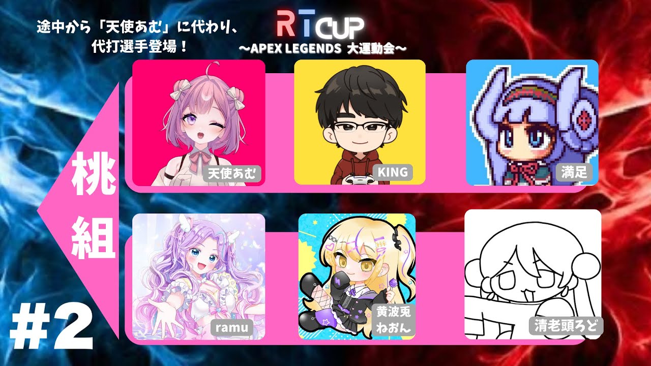 【RTCUP】大会本番チームピンク#2【APEX】
