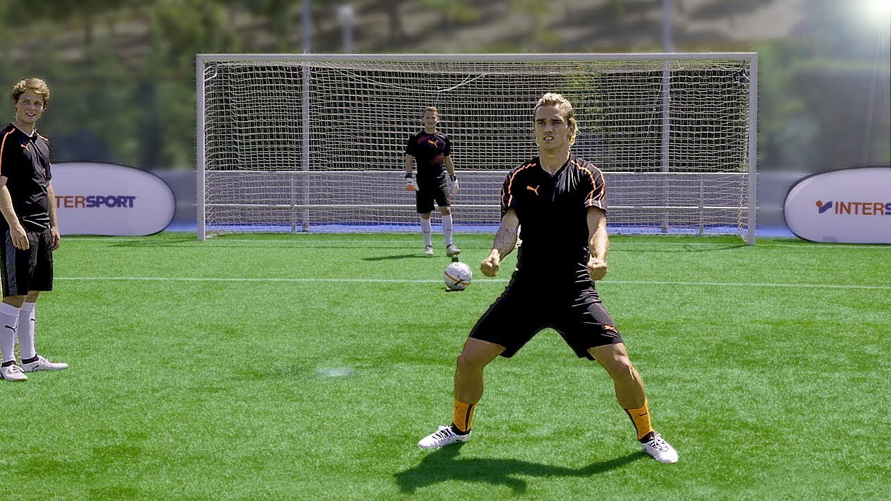 freekickerz vs Antoine Griezmann - Пенальти Футбол CHALLENGE.Бутсы 3 семёрки.