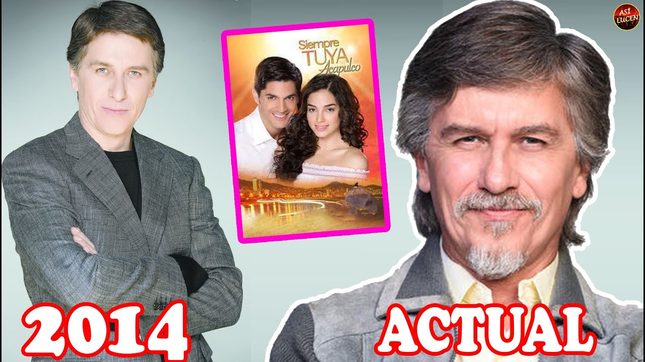 ASÍ LUCEN….RAFAEL SÁNCHEZ NAVARRO Y LOS ACTORES DE “SIEMPRE TUYA, ACAPULCO” TELENOVELA DEL 2014