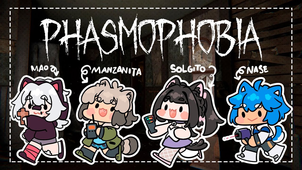 Jugando PHASMOPHOBIA pero aún más DIFÍCIL! ​