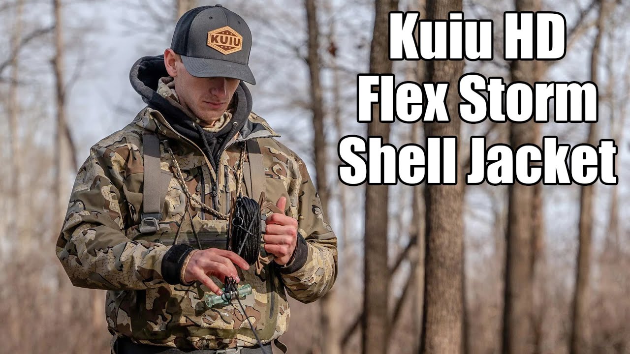 Waterfowl Rain Jacket | Kuiu HD Flex Storm Shell Jacket