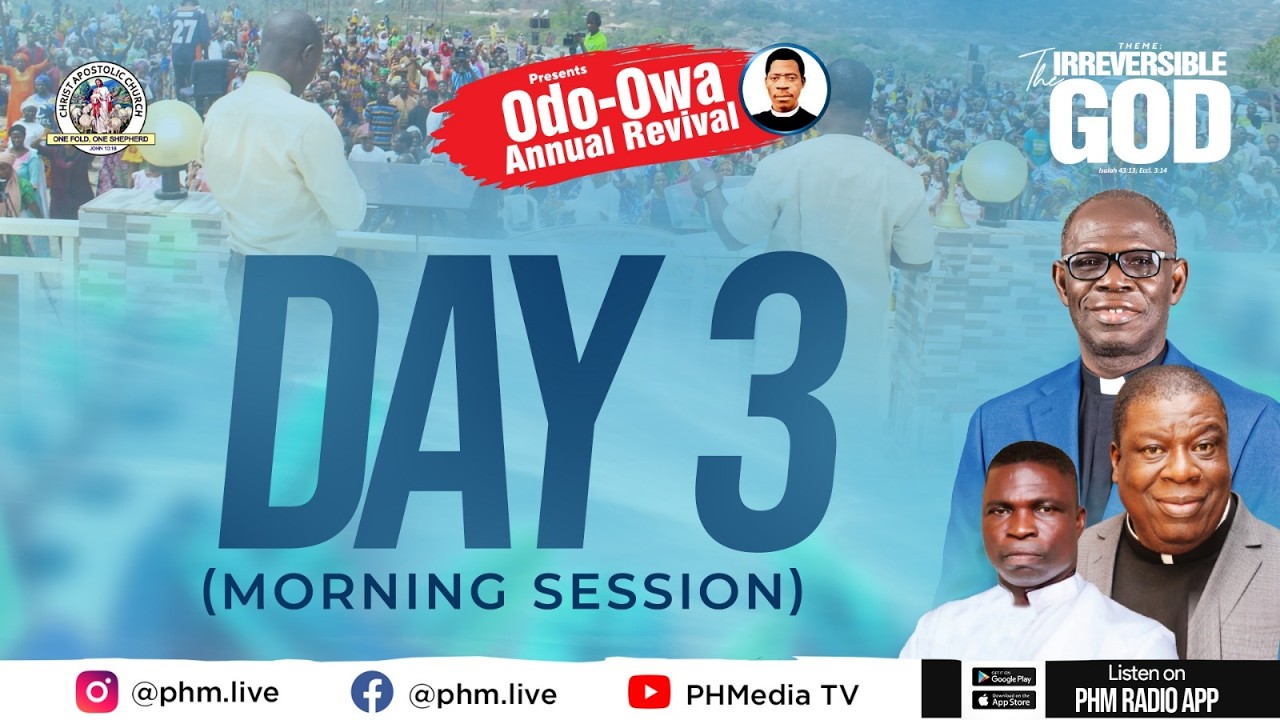 ODO-OWA ANNUAL REVIVAL 2026 ||  DAY THREE: MORNING SESSION || PHMEDIA LIVE BROADCAST
