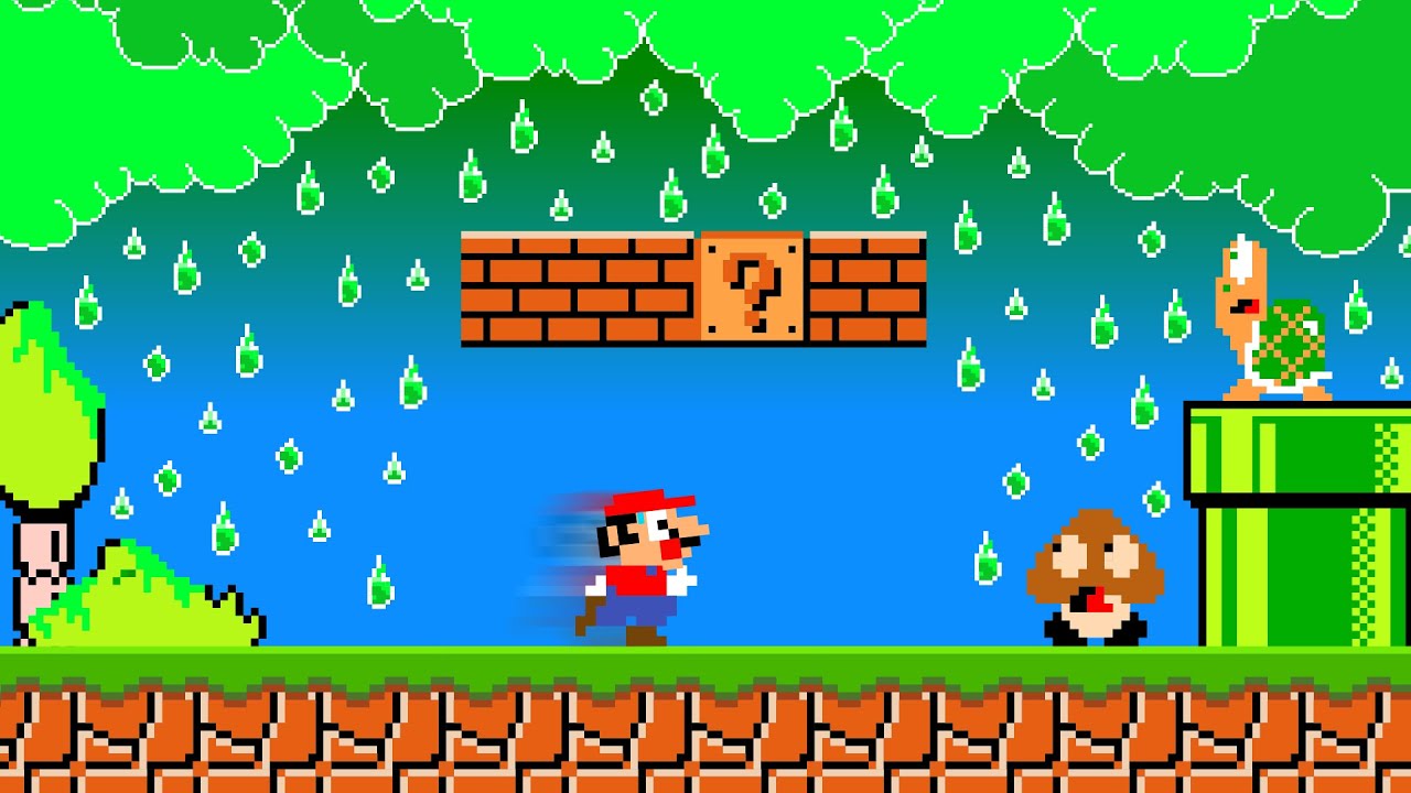 Super Mario Bros. but it's Raining ACID...