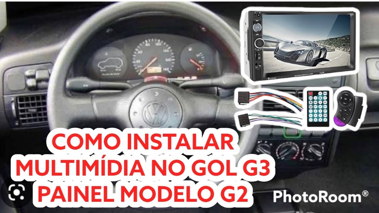 Como instalar multimídia no gol g3 interior g2 ??