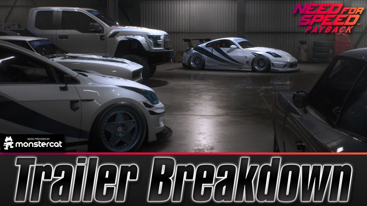 Need For Speed Payback: Trailer Breakdown + Initial Car List (2018 BMW M5 F90 CONFIRMED)