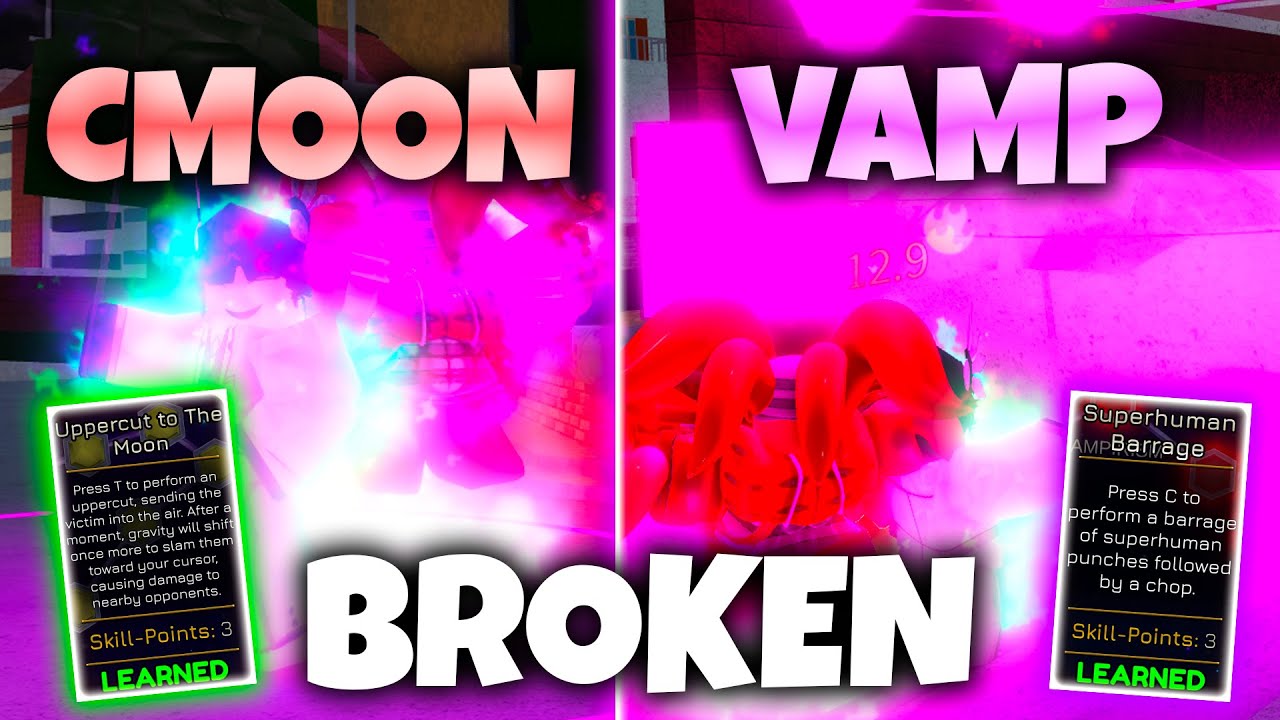 [YBA] Cmoon Vamp is CRAZY SPAM...