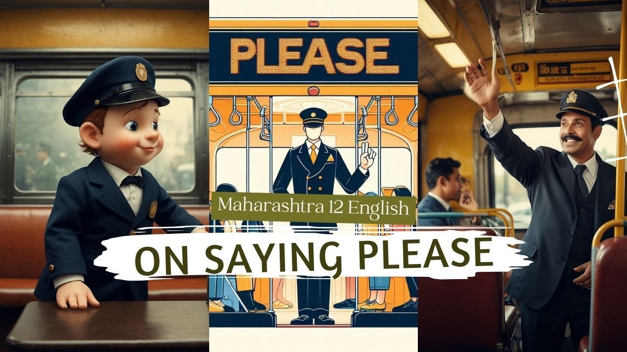 On Saying `Please' | Maharashtra HSC 12 English | Yuvakbharati | English with Sudhir Sir | SWS