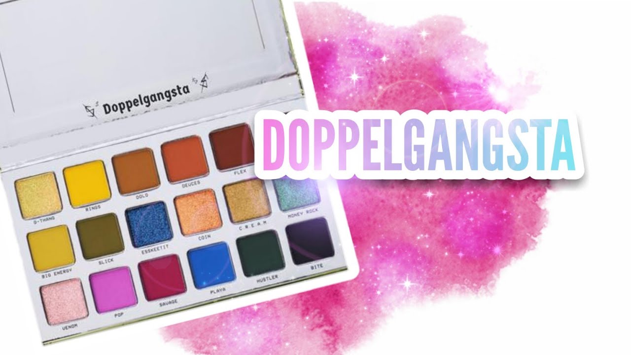 PALETA DE SOMBRAS DEPPELGANGSTA / PER PLEX BEAUTY / SWATCHES / 18 SOMBRAS Y PIGMENTOS PRENSADOS ⚡️