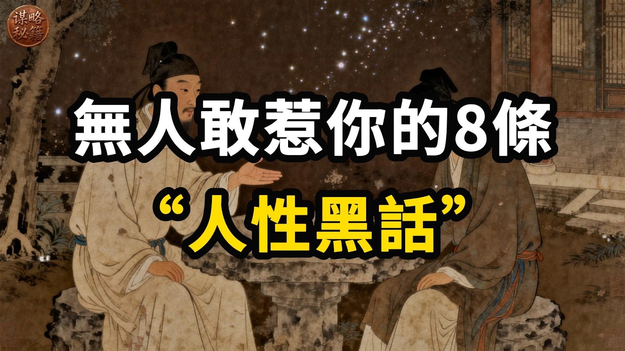 無人敢惹人的8條人性黑話！#YouTube #谋略秘籍#人性謀略#處世智慧#自我保護#職場心理#人際關係#東方智慧#沉穩氣場#心理博弈#善良鋒芒
