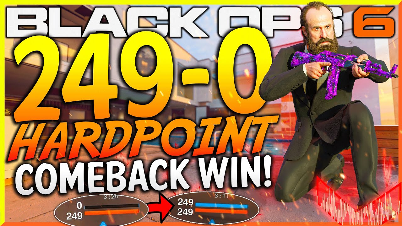 Black Ops 6: «249-0 ВОЗВРАЩЕНИЕ HARDPOINT ПОБЕДА!» — Командное испытание №2! (BO6 ВОЗВРАЩЕНИЕ HAR...