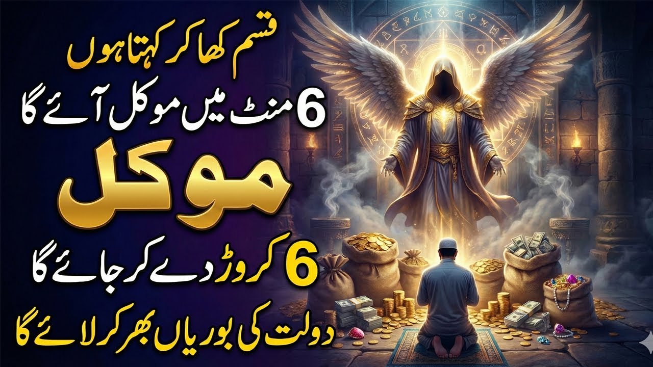 Sirf 6 Minute Mein Rizq Dolat Ka Darwaza Khul Jaye Ga | 6 Minute Powerful Wazifa For Wealth