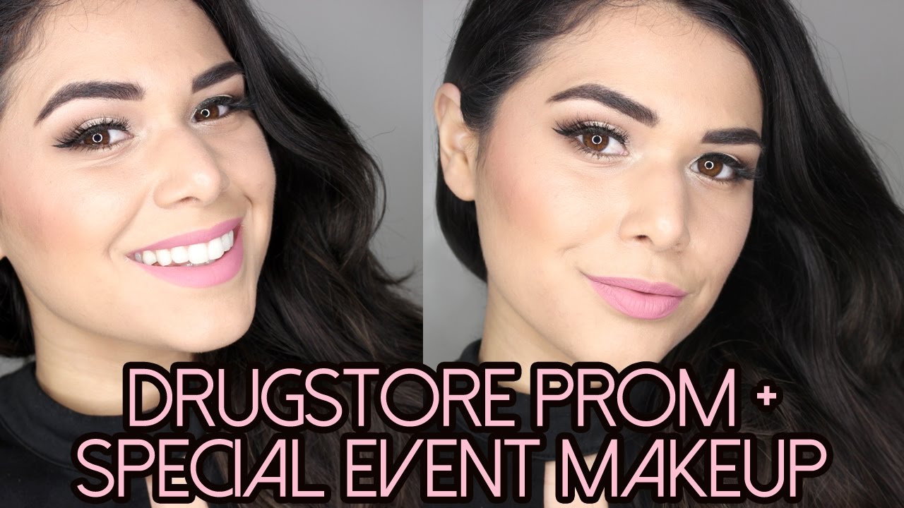 DRUGSTORE PROM MAKEUP |  Budget Friendly Special Event, Wedding, Formal Makeup
