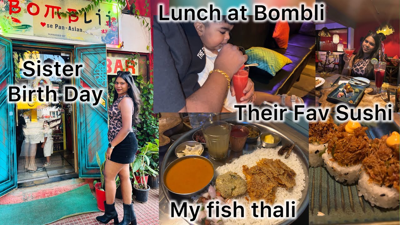Sister Birthday 🎂 | Lunch at Bombli| Favourite Sushi🍣| Classey & Velencio #goanvlogger 