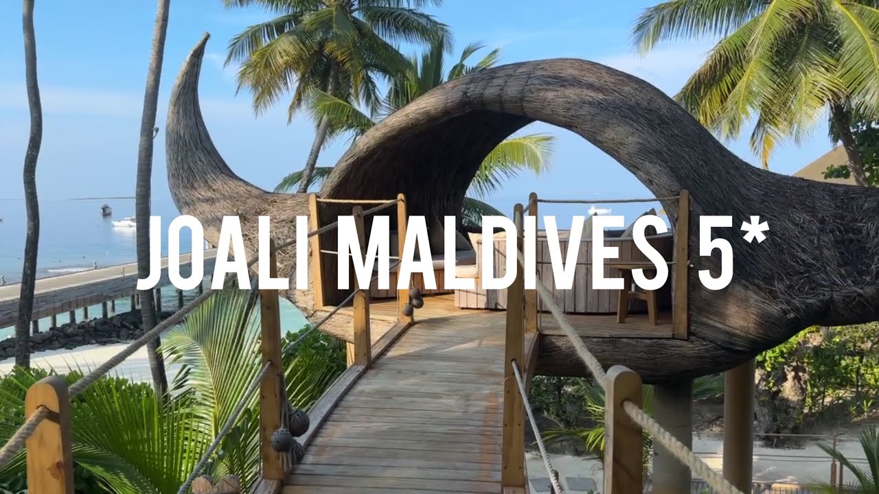 TOP Maldives resort. Joali Maldives 5* - design luxe hotel  in 4k