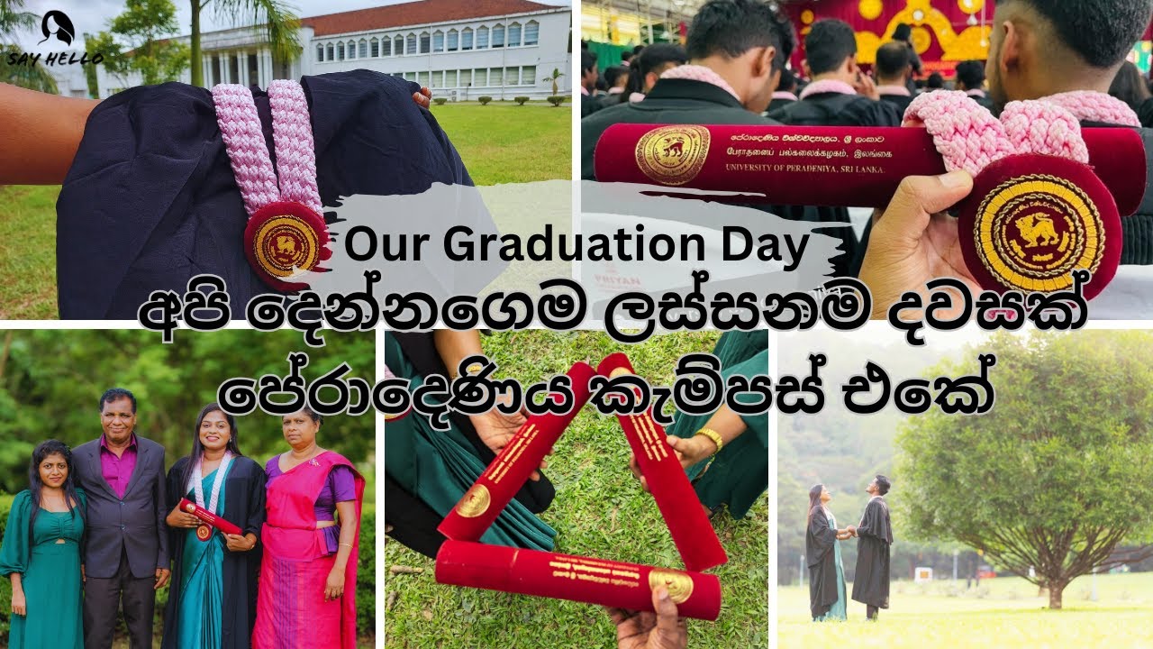 Our Graduation Day Vlog 🌻🌻- Peradeniya 2024 #graduation #uop