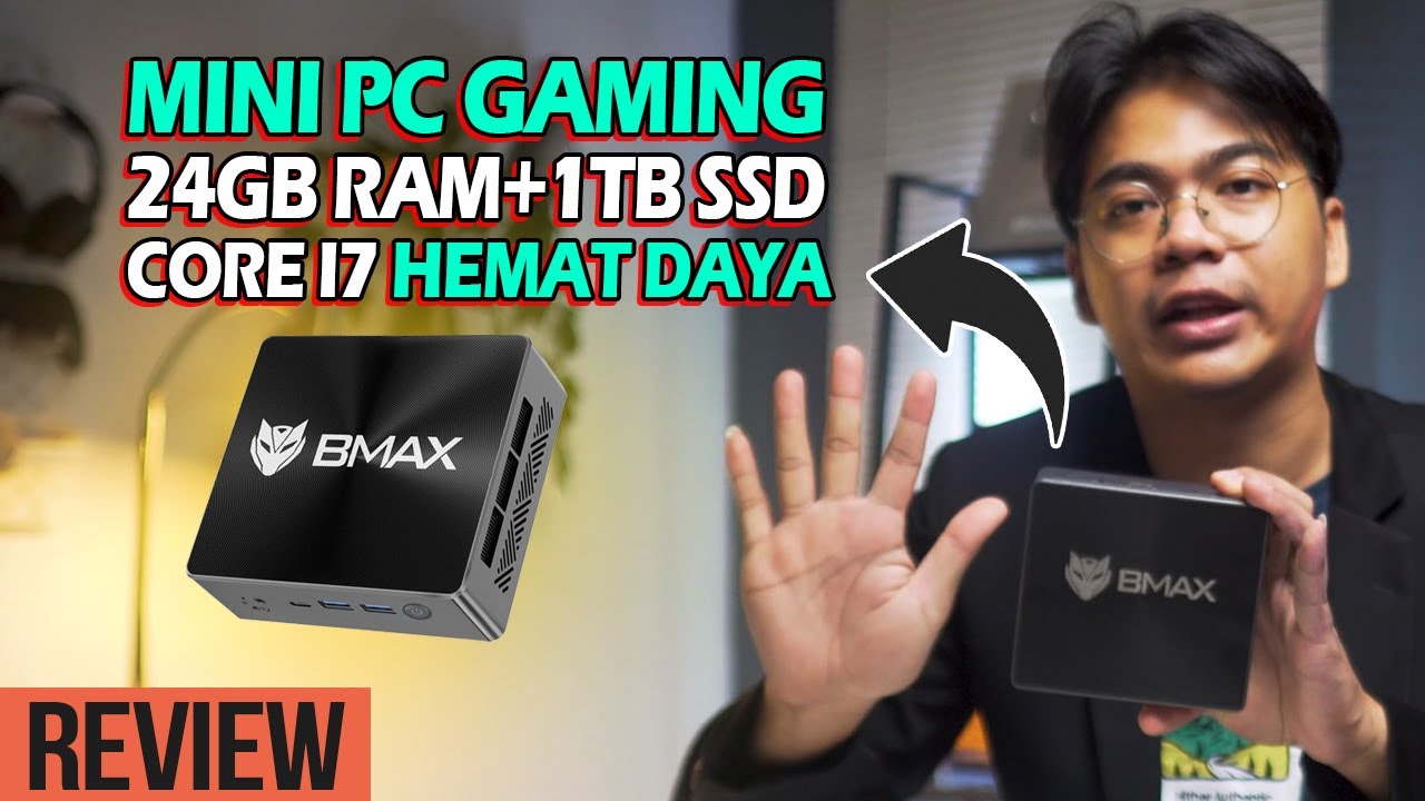 INI MURAH, MINI PC 6 Jutaan, Core I7, RAM 24GB DDR5 + SSD 1TB GEN4! BMAX B8 Pro