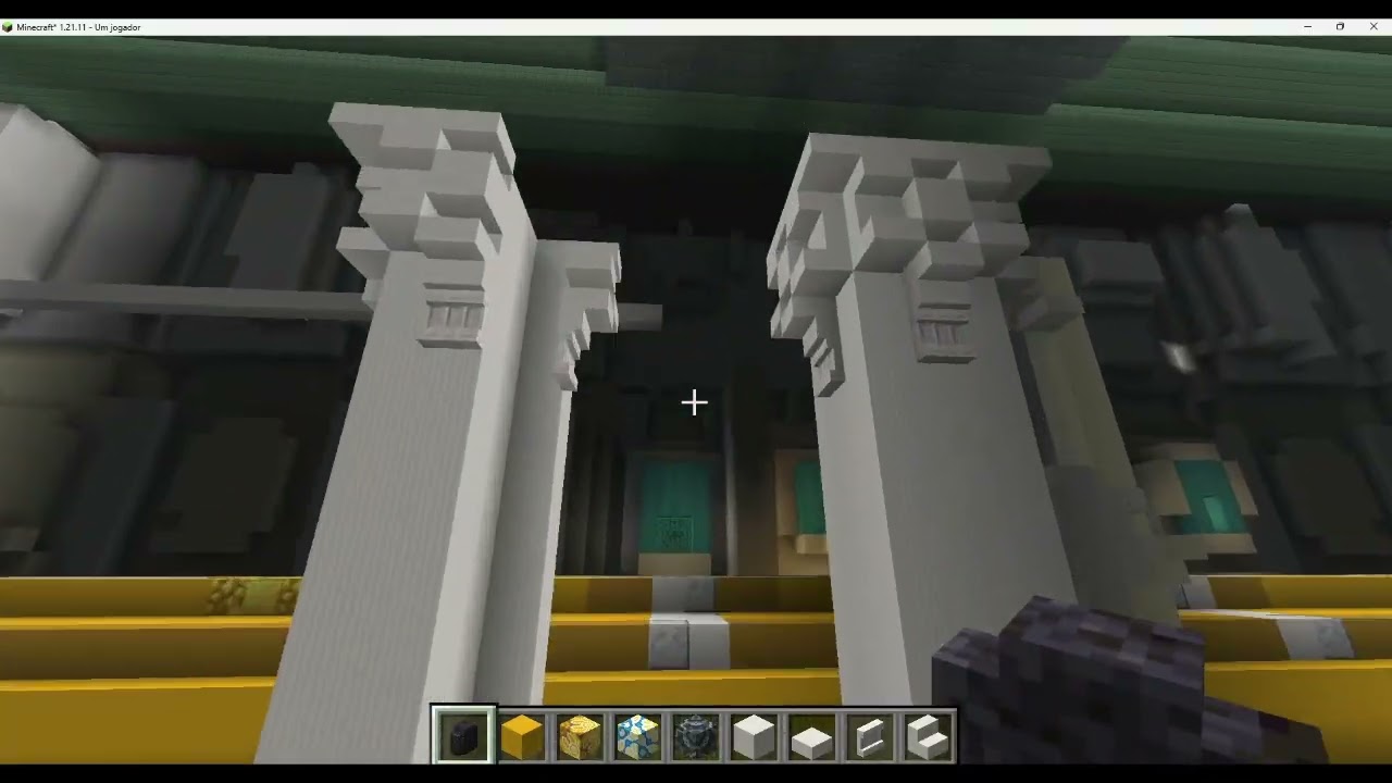 Construindo o Vaticano no Minecraft com musica de elevador